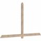 Ekena Millwork Eugene Smooth Timber Gable Bracket, Douglas Fir, 84"W x 49"H x 1 1/2"D x 3 1/2"F, 14/12 Pitch GBW084X49X0204EUG00SDF - alternate 4